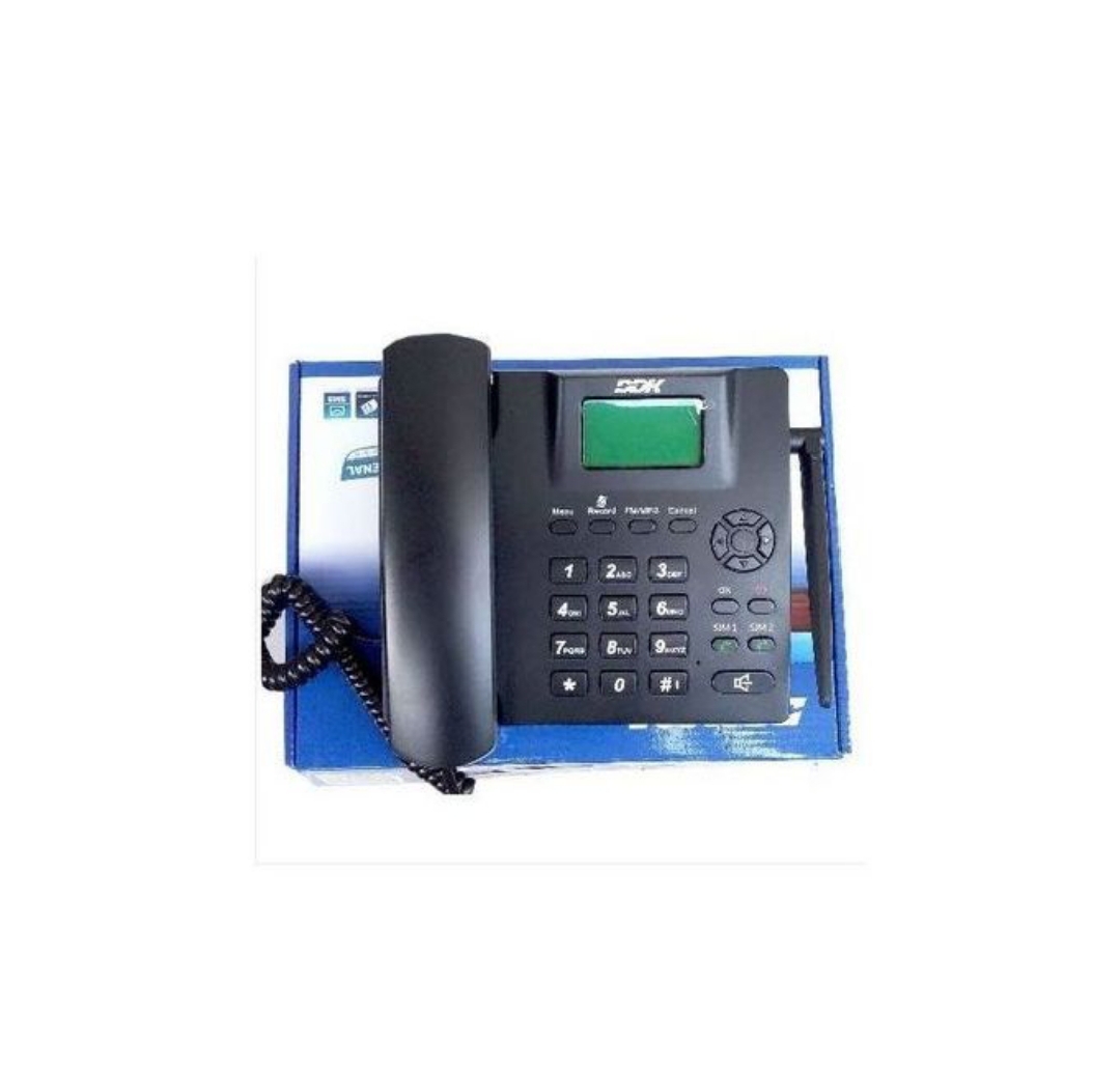 Ddk GSM Land Phone With FM Radio, Dual Sim And Backup Battery