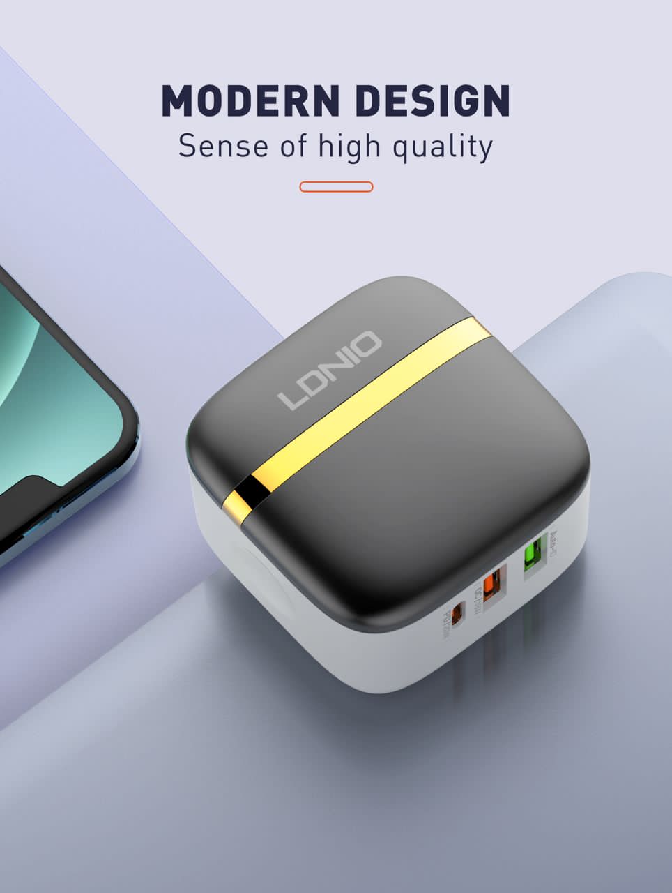 LDNIO 32W High Power Double Pot Charger USB PORTS For IPhone And Android Charger